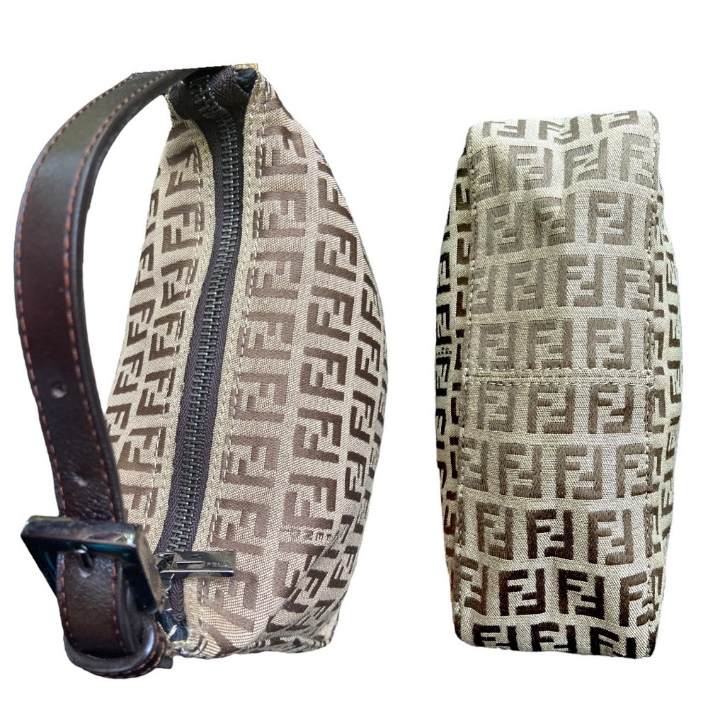 ** SOLD ** Fendi Zucchino Mini Baguette - Picture 5 of 10